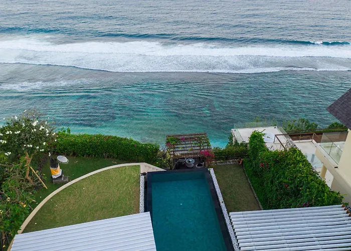 Villa Azure Aura Luxury 5 Star Bali Cliffside Ocean View, Pool And Garden